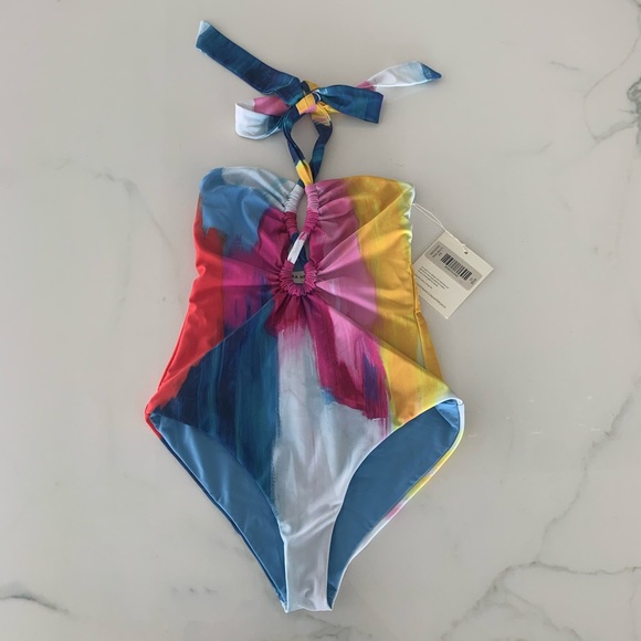 Mara Hoffman Anthropologie Aya Swimsuit - Picture 2 of 8